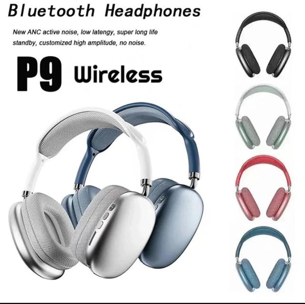 9 Wireless Bluetooth 5.3 Headphones with RGB LED | Deep Bass Headphones